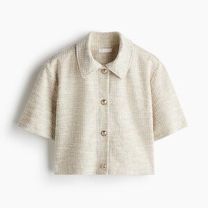 H&M Crop JERSEY CARDIGAN XL